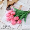 Tulipanes Simulados, Flores Artificiales, Flores de Tulipán de Alta Gama, Decoraciones para Sala de Estar, Decoraciones de Mesa, Arreglos Florales de Tulipán Simulado
