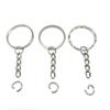 Llavero de metal directo de fábrica, llavero de acero inoxidable con forma de ojo de oveja y langosta, colgante artesanal con 4 hebillas de cadena.