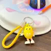 Chaveiro Criativo de Corda Trançada Simulação Série de Brinquedos de Comida Personagem de Desenho Animado Brinquedo da Moda Boneca Leite Cachorro-Quente Pingente de Chave