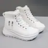 KA6666 Botas de Neve Femininas 2026 Novo Estilo Inverno Com Pelúcia Adicional Botas Martin Sapatos Femininos Botas Curtas Solado Grosso Sapatos de Algodão para Estudantes