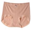 Ropa interior de cintura alta con giro sin costuras para mujer, de una pieza, sin costuras, de talla grande, para chica gordita, color caramelo, pantalones cortos triangulares juveniles