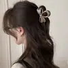 Color Caramelo Ola de Agua Lazo Pinza Agarradora Femenina Gama Alta 2025 Nuevo Pasador Versátil Pinza de Tiburón Accesorio para el Cabello