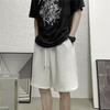 2026 Pantalones Cortos Rectos Nuevos Verano para Hombre Sueltos Casuales de Moda Estilo Hong Kong Verano Juventud Deportivos de Cinco Puntos