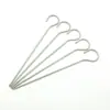 Acero Inoxidable 304 Fábrica de Parrillas Venta Caliente Cocina Hogar Grado Alimenticio Brochetas Redondas Parrilla Especial para Horno