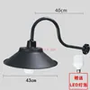 Luz de curva de estrada LED poste de luz externo totalmente em alumínio abajur industrial e de mineração lâmpada de parede para corredor porta lampião de pátio doméstico