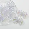 Contas Furadas de Laço em Acrílico Transparente Material para DIY Capa de Celular Pulseira Colar Acessórios de Joias com Contas Contas Soltas