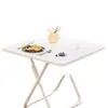 Mesa Plegable Mesa de Comedor para Uso en Casa en Apartamentos Pequeños, Mesa Cuadrada para Comer, Mesa Redonda de Balcón, Mesa de Comedor Portátil, Juego Simple de Mesa y Sillas