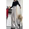 Pantalones de chándal a rayas estilo americano personalizados, holgados y fluidos, con bordado de color contrastante, pantalones de chándal deportivos casuales para hombre para otoño