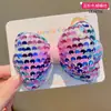 Novedad Infantil Pinza para el Cabello con Lazo de Lentejuelas Pinza de Pato de Tela para Flequillo Roto de Niña Pinza Superior para el Cabello Accesorios para el Cabello de Bola