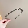 Diadema de moda para hombre estilo Jackson Wang, Diadema deportiva para peinar el pelo hacia atrás con ondas, Accesorio para el cabello de moda para viajar