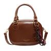 Bolso Elegante de Moda para Mujer Otoño 2025 Bolso de Hombro Cruzado Pequeño Redondo Bolso de Mano Pequeño