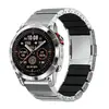 Adecuado para Garmin Fenix7X Pro Hebilla Magnética de Liberación Rápida Correa de Titanio Garmin Fenix8 Correa de Titanio y Silicona
