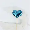 Pastel de cumpleaños lentejuelas escamas de pez palillo mesa de postres estrella de cinco puntas corazón tarjeta de inserción Corona decoración de fiesta de repostería
