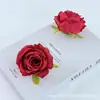 Montaña Nevada Rosa Flor Artificial Cabeza Venta al por Mayor DIY Ramillete Tocado Material Decoración Fotografía Hogar Pared de Flores Fila de Flores Decoración