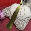 Borla de Recuerdos de Xiangfei 15CM Clavo Colgante Cerrado Bolsita Colgante para Coche Accesorios de Disfraz Antiguo Hanfu Cheongsam Accesorios para Ropa con Cuentas