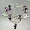 Pulsera de Cuentas de Vidrio Bolsa de la Suerte Estilo Chino como Fuego Nuevo Pulsera de Temperamento Moda China Joyería de Tendencia Nacional de Alta Gama