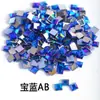 Espelho quadrado plano de acrílico de Taiwan, com strass AB de cor mista, para artesanato, joias DIY, acessórios, produto popular de venda quente transfronteiriça