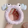 Diadema de Peluche Antideslizante Linda para Lavado de Cara 2026 Nuevo Estilo Diadema para Mujeres Aplicación de Mascarilla Goma para el Pelo Pinza para el Pelo Tocado