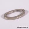 Hebilla de anillo redonda diámetro interior 12 mm círculo hebilla de zapato hebilla de aguja accesorios para ropa equipaje flor de zapato color de pistola anillo