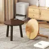 Taburete Simple de Bambú, Resistente y Duradero, Adecuado para Uso Doméstico en la Sala de Estar, Antideslizante, Resistente a la Humedad, Engrosado y Estable, Taburete para Niños