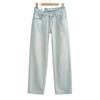 25 Estilos de Jeans Feminino de Cintura Baixa, Soltos, Versáteis, de Perna Reta, Estilo Retro Americano, Calças Wide Leg Hot Girl