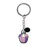 Chaveiro Pingente de Bolsa de Batom Borracha Macia de PVC Pingente de Chave de Carro Lembrança Criativa de Formatura Escolar