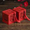 Caja de Dulces de Boda de Madera Calada Chinoiserie Boda Chinoiserie Creativa Para Siempre Caja de Dulces de Madera para Boda