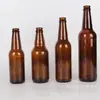 Atacado Spot 250ml330ml500ml Garrafa de Cerveja de Vidro Garrafa de Cerveja Transparente Marrom