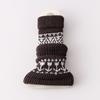 Cubiertas para Calcetines de Nieve, Calcetines Gruesos y Cálidos de Otoño e Invierno para Mujer, Calentadores de Pierna de Calcetines Apilados, Calcetines de Pantorrilla de Moda Fair Isle al por Mayor