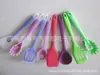 826149581 bolsa de pó de silicone para unhas nylon colher de silicone pá de silicone colher de cozinha de silicone espátula
