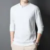 Sudadera de Invierno para Hombre con Media Cremallera, Color Sólido, Felpa Cepillada de Doble Cara, Camiseta Versátil a la Moda, Camiseta Base Cálida de Cuello Medio-Alto