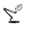 Lâmpada de Mesa Lupa Dobrável para Trabalho de Reparo Proteção para os Olhos Lâmpada para Leitura e Aprendizado Lâmpada de Mesa LED para Reparo Lâmpada de Beleza para Unhas e Cílios