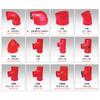Accesorios para tuberías ranuradas DN100 de acero con tarjeta, tubería de pulverización contra incendios, venta al contado