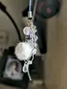 Antes que Chegue a MadrugadaAmor e Espaço Profundo Feito à Mão com Contas DIY Coração de Menina Estilo Ins Corrente de Celular Pingente Li Shen
