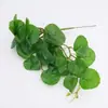 Begonias artificiales decorativas largas de pared, plantas de maceta colgantes de pared con hojas verdes, arreglos florales, paisajismo, hiedra verde y hojas de monstera