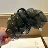 Goma para el pelo estilo coreano para coleta, esponjosa y voluminizadora, Cuerda para el pelo para atar el cabello, Banda elástica para moño bajo, Goma para el pelo de alta elasticidad