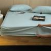 Outono e Inverno Novo Algodão 100S Lixado Peça Única Cobertura de Cama Capa Protetora de Colchão com Borda Completa Transfronteiriça Amazon