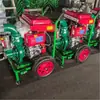 Bomba de Agua para Motor de Gasolina Diésel Flujo Grande Agrícola Empuje Manual Bomba de Riego 234 pulgadas Móvil Alta Presión Bomba de Agua
