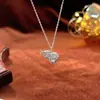 Colar de Prata Esterlina S925 com Fio Oco de Abóbora Feminino Novo Estilo Chinês Estilo Chinês Design de Alta Qualidade Sensação Elegante Corrente de Clavícula da Moda