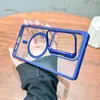 Para Samsung S25Ultra Soporte de Lente Funda para Teléfono Móvil S23P 2 en 1 Absorción Magnética Soporte Invisible Cubierta Protectora