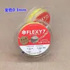 Alambre de acero importado de Japón, cordón de alambre dorado, pulsera trenzada con cuentas, línea de joyería, accesorios hechos a mano para bricolaje