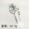 Cuchara Grande Redonda de Acero Inoxidable para Uso Doméstico, Cuchara para Servir, Cuchara Ranurada, Cuchara Sopera Estilo Occidental, Cuchara para Servir de Restaurante
