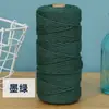Cuerda de Algodón de Color de 3 mm para Manualidades Trenzado Hecho a Mano Hilo de Algodón Grueso Fino Suave Cuerda para Tapicería 10m/50m/100m No