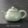 Olla con asa de cerámica gruesa olla individual de cerámica juego de té Gongfu para el hogar olla para preparar té de hierbas olla Xishi dispositivo para preparar té gran capacidad