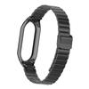 Adecuado para Correa Xiaomi Mi Band 8, Pulsera de Acero Inoxidable con Nudo de Bambú y Hebilla de Una Cuenta, Caja Metálica, Correa Xiaomi Mi Band 7