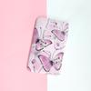 Set de Tarjetas Lindas Anti-pérdida para Niña Estudiante Dibujos Animados Mariposa Estilo Ins Bolsa para Tarjetas de Campus Tarjetas de Juego Cubierta Protectora para Tarjeta de Acceso