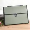 Bolsa Porta-Documentos Sanfonada A4 com Padrão de Diamante, Portátil, com 13 Compartimentos, Bolsa de Armazenamento de Documentos de Grande Capacidade, Organizador de Provas para Estudantes, Atacado