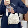Bolsa Nova Fofa de Verão 2025 Bolsa Feminina Estudante Pequena Fresca e Doce Bolsa de Ombro Estilo Japonês Estilo Preppy Bolsa Transversal