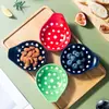Pratos Cerâmicos Pequenos com Bolinhas Criativas Transfronteiriços para Uso Doméstico, Pequenos Pratos Simples para Molho de Hot Pot, Pratos de Condimento para Restaurante, Pratos para Molho, Pratos para Vinagre
