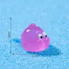 Novo produto transfronteiriço peixe gordo luminoso partículas fofas paisagismo de aquário marinho acessórios decorativos diy micro paisagem pequenos ornamentos